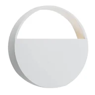 Lampy ścienne - Kinkiet ścienny Omono 4040 Shilo okrąg do jadalni minimalistyczny biały - miniaturka - grafika 1