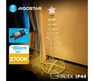 Ozdoby bożonarodzeniowe - Aigostar-LED Zewnętrzna dekoracja bożonarodzeniowa LED/3,6W/31/230V 2700K 180cm IP44 - miniaturka - grafika 1