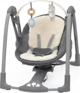 Leżaczki i huśtawki - INGENUITY Swing 'n Go Portable Swing EVERY SEASON Wesley, 0 - 9 m., GREY, 17104 - miniaturka - grafika 1