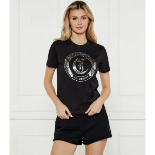 Just Cavalli T-shirt Regular Fit - Koszulki i topy damskie - miniaturka - grafika 1