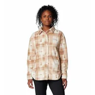 Kurtki damskie - Columbia Damska kurtka koszulowa Benton Springs 2, Camel Brown Omblur, L - miniaturka - grafika 1