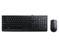 Zestawy myszka + klawiatura - Lenovo 300 klawiatura Dołączona myszka USB QWERTY US English Czarny - miniaturka - grafika 1