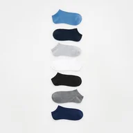 Skarpetki męskie - Reserved - 7 pack skarpet - Niebieski - miniaturka - grafika 1