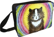 Torby szkolne - Torba na ramię Kot w tęczy Louis Wain - miniaturka - grafika 1