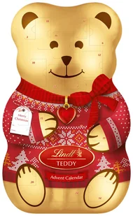 KALENDARZ ADWENTOWY TEDDY 3D 150G LINDT - Bombonierki i czekoladki - miniaturka - grafika 1