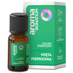 Aroma by Bonatium, olejek eteryczny, mięta pieprzowa, 10 ml - Aromaterapia - miniaturka - grafika 1