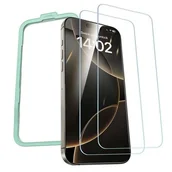 Szkła hartowane na telefon - Szkło hartowane UGREEN SP629 do Apple iPhone 16 Pro (2 szt.) + ramka montażowa - miniaturka - grafika 1