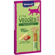 Przysmaki dla kotów - VITAKRAFT CAT LIQUID VITA VEGGIES SER&POMIDOR 6x15g - miniaturka - grafika 1