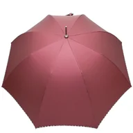 Parasole - Parasol damski Automat metalik bordo Wiatroodporny - miniaturka - grafika 1