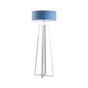 Lampy stojące - Lampa stojąca do sypialni, Moss, 60x158 cm, niebieski klosz - miniaturka - grafika 1