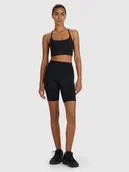 Spodenki damskie - 4F Legginsy kolarki treningowe damskie - czarne XL - miniaturka - grafika 1