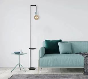Candellux Lampa podłogowa Industrialna lampa stojąca LED Ready Viper 51-00040 czarna 51-00040 - Lampy stojące - miniaturka - grafika 1