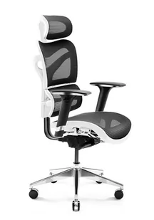 Diablo Chairs Fotel V-Commander Biało-czarny - Fotele gamingowe - miniaturka - grafika 3