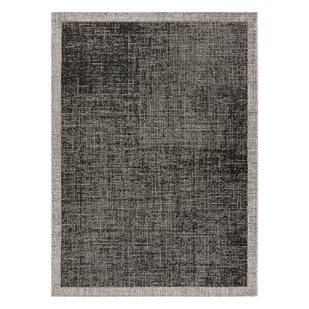 DYWAN SZNURKOWY SIZAL FLOORLUX 20401 Ramka czarny / srebrny szary 120x170 cm - Dywany - miniaturka - grafika 1