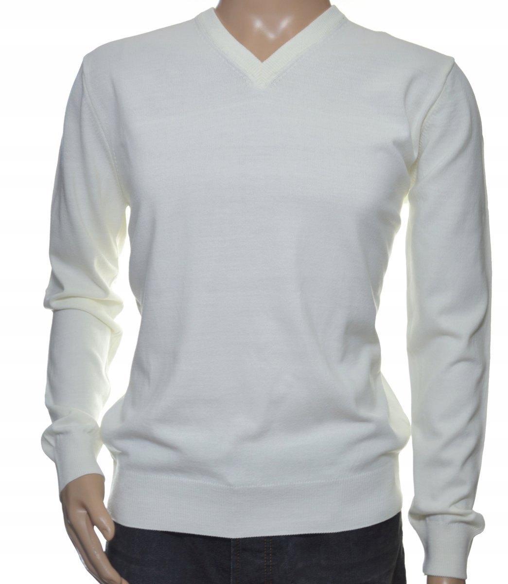 Sweter męski z kaszmiru i wełny merynosów XL