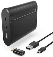 Powerbanki - Hama X10 Power Pack 10400mAh Czarny (178983) - miniaturka - grafika 1