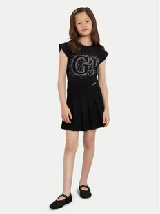 Guess Spódnica plisowana J4YD02 KAUH0 Czarny Regular Fit - Sukienki i spódniczki dla dziewczynek - miniaturka - grafika 1