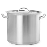 Garnki - Garnek średni z pokrywką Budget Line 32 l 400x260 - Hendi 832851 - miniaturka - grafika 1