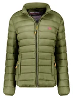 Kurtki damskie - Geographical Norway Kurtka pikowana "Atikolor" w kolorze zielonym - miniaturka - grafika 1