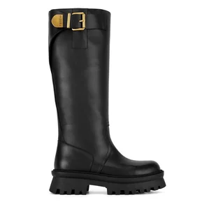 Oficerki Badura AYBEN-1742-24 Czarny - Kozaki damskie - miniaturka - grafika 1