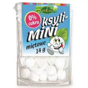 AKA KSYLI-MINI MIĘTOWE 0% CUKRU 14G - Inne słodycze - miniaturka - grafika 1