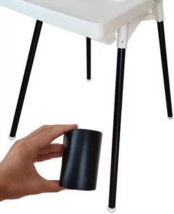 OKLEINA DO NÓŻEK KRZESEŁKA IKEA ANTILOP czarny mat - Krzesełka do karmienia - miniaturka - grafika 1