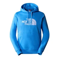 Bluzy sportowe męskie - Bluza The North Face Light Drew Peak 00A0TELV61 - niebieska - miniaturka - grafika 1