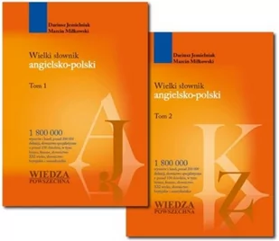 Wiedza Powszechna Wielki słownik angielsko-polski Tom 1-2 - Dariusz Jemielniak, Marcin Miłkowski - Słowniki języków obcych - miniaturka - grafika 1