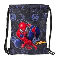 Plecaki - SPIDERMAN ATTACK Plecak z płaskim workiem, plecak dla dzieci w różnym wieku, wygodny i wszechstronny, jakość i wytrzymałość, 26 x 34 cm, Czarny (Black), M, Casual - miniaturka - grafika 1