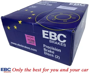 Przednia NAWIERCANA NACINANA tarcza hamulcowa 302mm EBC seria GD Fiat Freemont - Tarcze hamulcowe - miniaturka - grafika 3