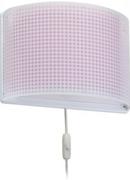 Lampy ścienne - Dalber Vichy Pink kinkiet 1-punktowy 80228S - miniaturka - grafika 1