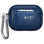 Akcesoria do słuchawek - Etui na słuchawki BELINE Carbon do Apple AirPods 3 Niebieski - miniaturka - grafika 1