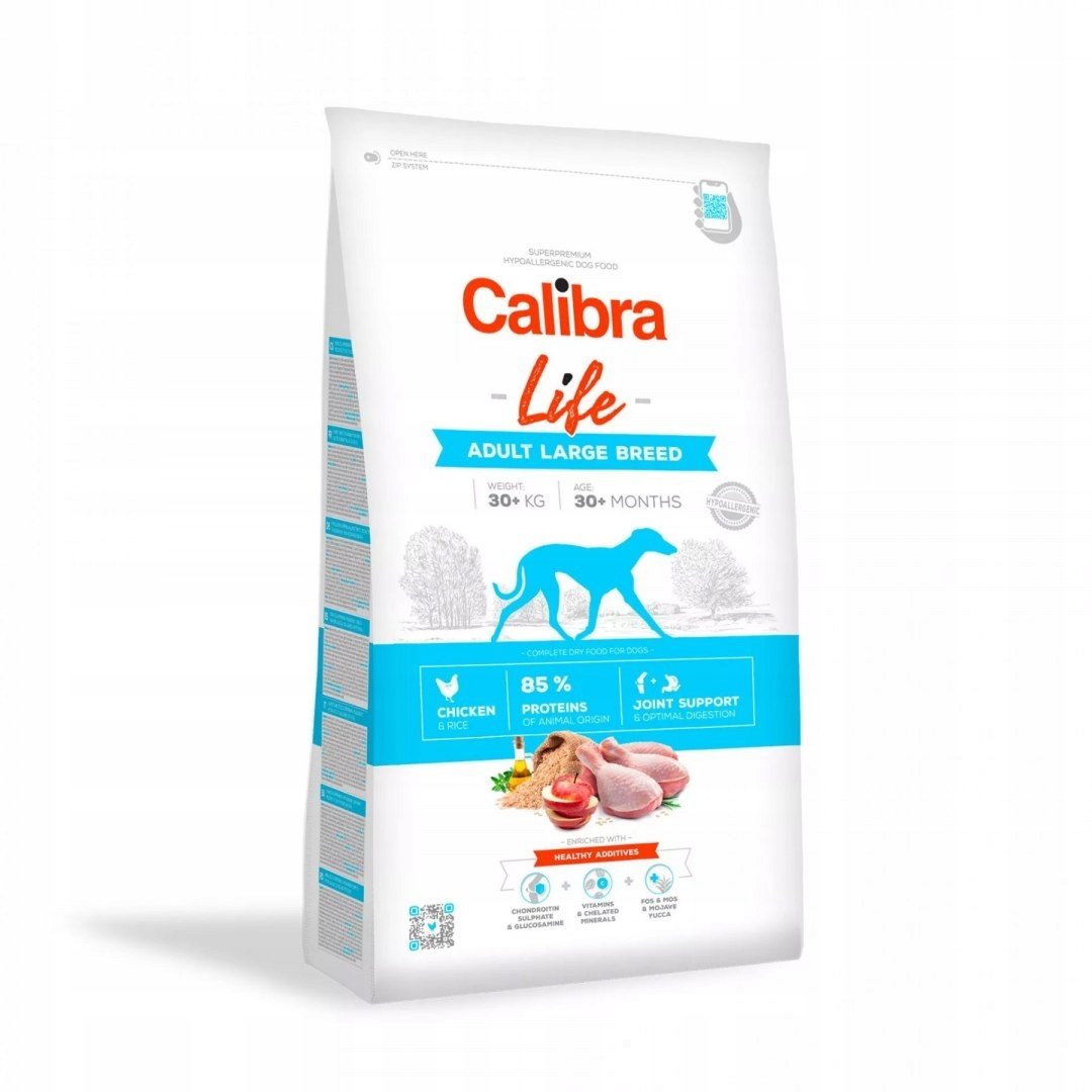 Calibra DOG LIFE ADULT LARGE BREED CHICKEN 12 KG