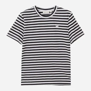 Koszulka damska bawełniana Calvin Klein J20J223226-0GO L Czarny/Biały (8720639310449) - Koszulki i topy damskie - miniaturka - grafika 1