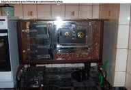 Kuchnie węglowe - Kuchnia kaflowa, angielka z piekarnikiem 11kW, bez płaszcza wodnego (kolor: brąz) - spełnia anty-smogowy EkoProjekt 92282101 - miniaturka - grafika 1