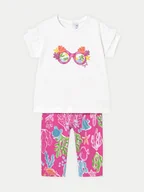 Legginsy - Mayoral Komplet t-shirt i legginsy 1739 Kolorowy Regular Fit - miniaturka - grafika 1