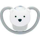 Smoczki uspokajające - NUK Perfect Match Air 6-18 m smoczek Polar Bear 1 szt. - miniaturka - grafika 1
