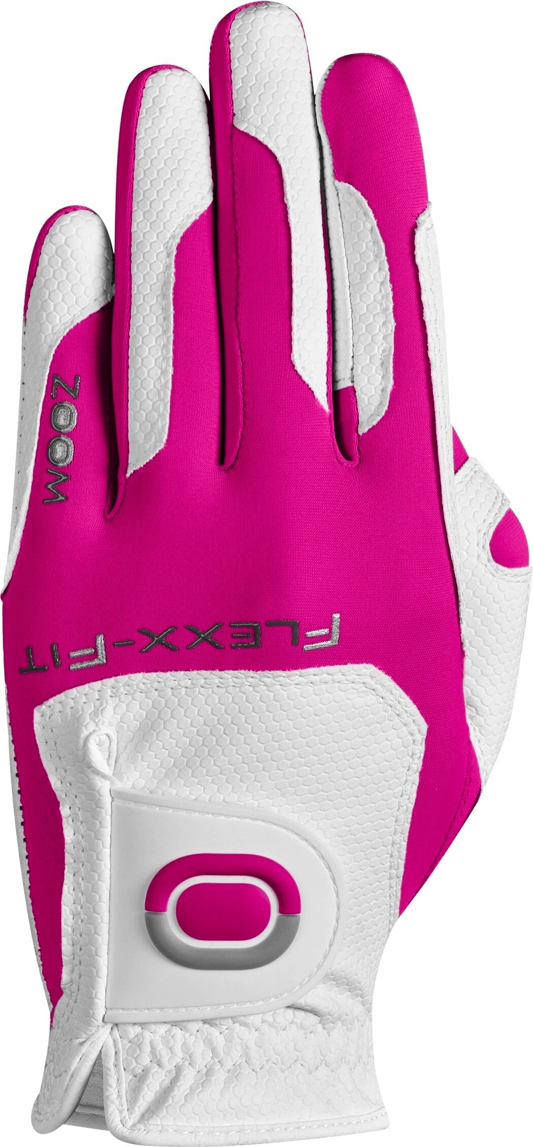 Rękawiczki golfowe Zoom Gloves Weather Golf Womens White/Fuchsia Lewa ręka, Uniwersalny