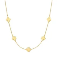 Łańcuszki - Celebrytka z koniczynkami (C14629AU) - miniaturka - grafika 1