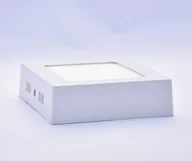 Oprawy, klosze i abażury - Plafon Led lampa sufitowa natynkowa kwadratowa gruba 18W barwa zimna 22cm - miniaturka - grafika 1