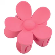 Ozdoby do włosów - SPINKA DO WŁOSÓW duża klamra matowa klamerka żabka szczęka KWIAT - miniaturka - grafika 1