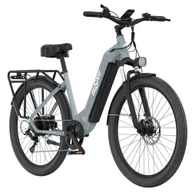 ONESPORT OT05 City Electric Bike 250W Motor 36V 18 2Ah Battery 27 5*2 25-inch Tire 25km/h Max Speed 120km Max Range Shima