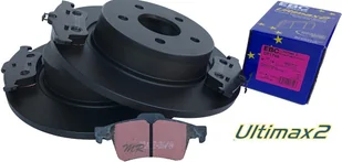 Tylne klocki Ultimax2 + tarcze hamulcowe 280mm EBC seria Premium Ford Kuga 2013-2016 - Tarcze hamulcowe - miniaturka - grafika 11
