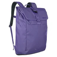 Plecaki - EVOC DUFFLE BACKPACK 26, praktyczny plecak dzienny (idealny plecak turystyczny z elastycznymi kieszeniami bocznymi, wodoodporny plecak, wymiary: 17 x 31 x 50 cm, pojemność: 26 l), fioletowo-czarny - miniaturka - grafika 1