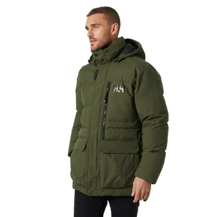 Męska kurtka zimowa Helly Hansen Tromsoe Jacket utility green - M - Kurtki i kamizelki sportowe męskie - miniaturka - grafika 1