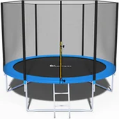 Trampoliny - FunFit Trampolina Ogrodowa 312CM Z Siatką Drabinka - miniaturka - grafika 1