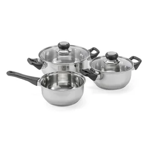 Zestaw Garnków 5-El. 1,7L, 2,8L, 1,5L - Niezbędny W Każdej Kuchni - Zestawy garnków i patelni - miniaturka - grafika 1