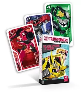 Cartamundi Czarny Piotruś &amp; Memo Transformers GXP-588006 - Gry karciane - miniaturka - grafika 1