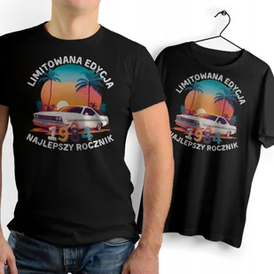 Na 40 30 18 Urodziny Prezent Koszulka Męska Czarna Wybór Trwałego Nadruku - Koszulki męskie - miniaturka - grafika 1