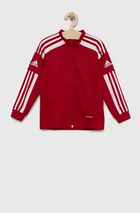 Adidas Performance bluza dziecięca sq21 tr jkt y kolor czerwony z aplikacją - adidas Performance - Bluzy dla chłopców - miniaturka - grafika 1
